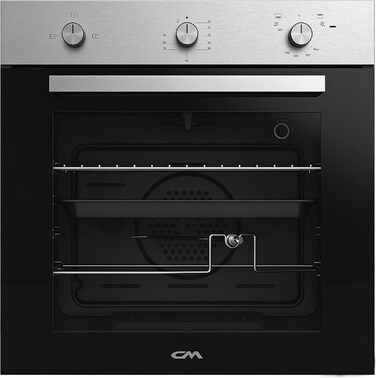 CM METRO INOX GAS 60cm Built-In Gas Oven &ndash; 72L Gas Oven with Grill, Rotisserie &amp; Stainless Steel Finish