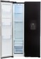 CM 711 562L Side By Side Double Door Refrigerator, No Frost, Inverter System, A++ Energy Efficiency, Adjustable Shelves, Crisper, Touch Control &ndash; Matte Black