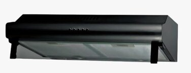 CM C3 PUSH BUTTON -90cm undercabinet black hood,grease filter : aluminum panel,outlet : 120 MM, motor unit : single (1), 3 speeds,air capacity : 320-400 M3/h