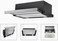 CM H604-9PS Built-in Undercabinet Range Hood, 2-Speed 400 m&sup3;/h Airflow, Dual Motor, 2x 3-Layer Aluminum Grease Filters, 65 dBA, Single Outlet, 134W Power, Quiet Ventilation, Slim Kitchen Hood