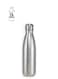 1000ml Stainless Steel Water Bottle Double Walled Sports Water Bottle Vacuum Insulated Cola Shape Travel Thermal Flask Free, Silver SUS304