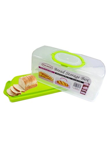 BREAD BOX 36CM GREEN BASE