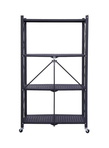 3-Tier Rack Black 125x10x39cm