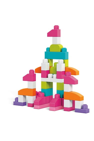 Mega Bloks First Builders Big Building Bag 80-Piece Pink DCH62