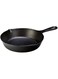 eddingtons Lodge 20.3 cm / 8 Inch Pre-Seasoned Cast Iron Round Skillet/Frying Pan, Black