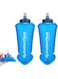 Bolivia's Soft Flask Bottles, 2PCS Durable Soft Folding Water Bottle, 500ml TPU Running Hydration Flask, BPA-Free Soft Flask Running Bottles for Running, Hiking, Cycling, Camping, Climbing