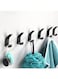 THMINS 6 Pack Adhesive Hooks Coat Hooks Heavy Duty Wall Hooks for Hanging with Black,Reusable,Modern and Waterproof Hooks for Kitchen, Bathroom, Bedroom,towel holder, Clothes, Bags, Keys&hellip;