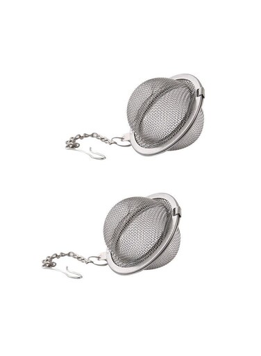 Tea Steeper Mesh Tea Ball Strainers Tea Infuser Premium Tea Filter Tea Interval Diffuser with Extended Chain Hook