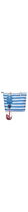 YASAHNG Beach Wine Purse, Wine Tote Bag with Hidden Dispenser/Insulated Compartment, Portable Carrying Carrier Bag, for Movies, Concerts, Beaches, Swimming Pools, Shopping (Blue Stripe)