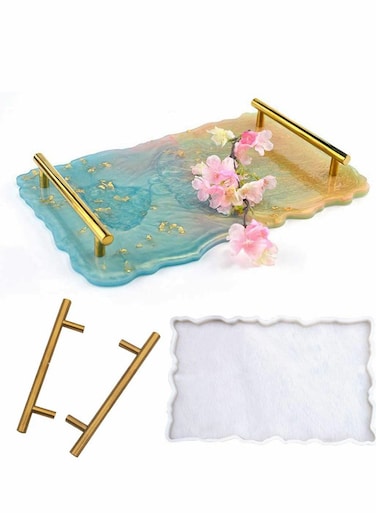 Irregular Coaster Resin Epoxy DIY Practical Decorative Silicone Casting Tray Mold
