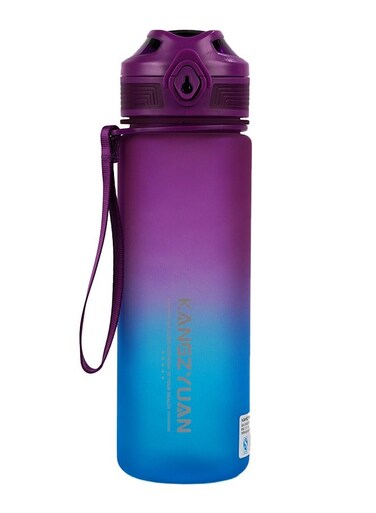 Tritan Water Bottle, Purple Blue, 650ml &acirc;&euro;&ldquo; BPA-Free, Leak-Proof, Lightweight &amp; Portable