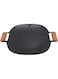 gernie Nonstick Aluminum BBQ Grill Pan, Quick Heating Stovetop Plate with Wooden Handles for Indoor Outdoor, Camping, Teppanyaki, Open Fire, Induction Cooktop