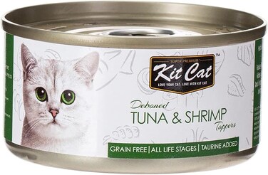 Kit Cat Deboned Tuna &amp; Shrimp Toppers 50g