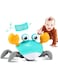 Apeso Interactive Crawling Crab Baby Toy - Musical Infant Tummy Time &amp; Learning Crawl Toy for Boys &amp; Girls, 3-36 Months, Developmental Walking Toy, 1st Birthday Gifts (Green)