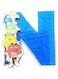 M&amp;M's Refrigerator Alphabet Magnets size 6cm (Blue)