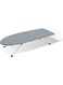 Tazweeq Ironing Board,Tabletop Foldable Small Iron Board with Steam Iron Rest, Portable Ironing Board with Lightweight Heat Resistant Cover and 100% Cotton Pad for Laundry Home, 98 * 30 * 15.5CM