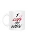 Styles I Love My Wife Printed Mug White 10cm