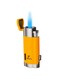 PIPITA Windproof Cigar Lighter Gas Lighter Cigarette Lighter Torch Lighter Triple Blue Jet Flame Refillable Inflatable Cigar Lighter