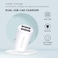 SEEKEN Dual USB CAR CHARGER   Over Voltage Protection   Over Current Protection   Premium Design   High-Quality.