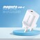 SEEKEN Magneto Mobile Charging Adapter Type - C - White   Fast Charging   Compact   Power Delivery   Premium Design   High-Quality.