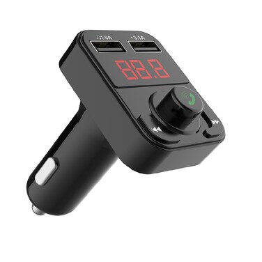 SEEKEN Bluetooth Car Charger - Black   Fast Charging   Premium Design   High-Quality.