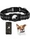 Sawanork 1 PCS Reflective Dog Collar With AirTag Holder, Adjustable Durable AirTag Dog Collar for Medium Large Dogs, Black (AirTag Not Included), S