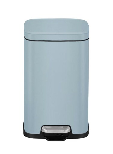 STELLA SERIES   Brushed Stainless Steel Finish   Soft-Closing   Fingerprint-Resistant   Premium Pedal Trash Bin   Multiple Sizes ( 6 - 12 L) To Suit Different Places   6 Liters   Titanium Blue