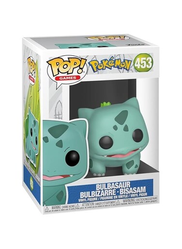 Funko Pop! Games: Pokemon - Bulbasaur - Collectable Vinyl Figure - Gift Idea - Official Merchandise - Toys for Kids &amp; Adults - Video Games Fans - Model Figure for Collectors and Display