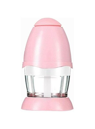 MARGOUN Mini Chopper Blender Smoothie Maker Food Chopper for Vegetables,Fruit and Nuts Chopping/Blending/Grinding With High/Low Speed (Pink, ABS)
