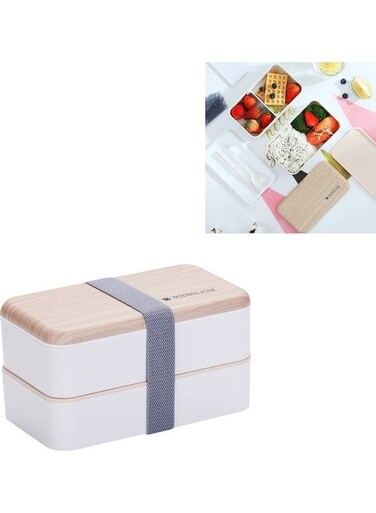 Separated Lunch Box White