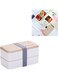 Separated Lunch Box White