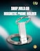 SNAP.HOLD.GO Magnetic Phone Holder &ndash; Ultra Thin Zinc Alloy Phone Ring with 360&deg; Rotation &amp; 180&deg; Foldable Stand, Strong Magnetic Grip for Smartphones-Titanium