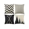 Throw Pillow Covers, Modern Pattern Linen Square Pillow Cushion Case for Sofa Couch Bed Home Outdoor Car