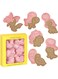 SANMUGEED 3D Dinosaur Cookie Cutters with Stampers Set, 6 Pcs Cartoon DIY Baking Mold for Children Cake Pastry Decor