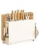 Knife Rack Metal Iron Cutting Board Rack Multifunctional Knife Rack Kitchen Organizer Pantry Knife Organizer Safe Storage for Knives Keep Blades Clean and Sharp Kitchen