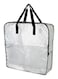 Storage Bag With Handle Clear/Black