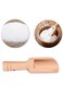 Wooden Scoop Spoon Bath Salt Water Dipper Cup Powder Flour =Scooper Small Shovel Teaspoon for Home, Salts, Candy, Spices, Laundry Detergent, Tea, Coffee Beans, 8pcs
