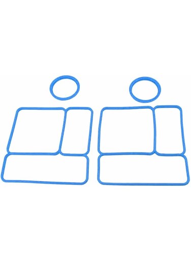 gernie Silicone Leakproof Lunch Box Gasket for OmieBox, Blue, 2 Pack