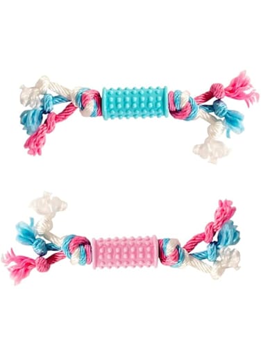 duvoplus Duvo+ Puppy Toy TPR Stick with Nylon Rope 20cm (1 Piece)