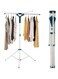 Bolivia's Tripod Clothes Drying Rack, Adjustable Tripod Clothes Hanger Rack with 4 Branches, Portable and Foldable Clothes Drying Rack, Space Saving Laundry Drying Rack for Indoor Outdoor