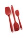 Norpro, Red 3 Piece Silicone Spatula Set
