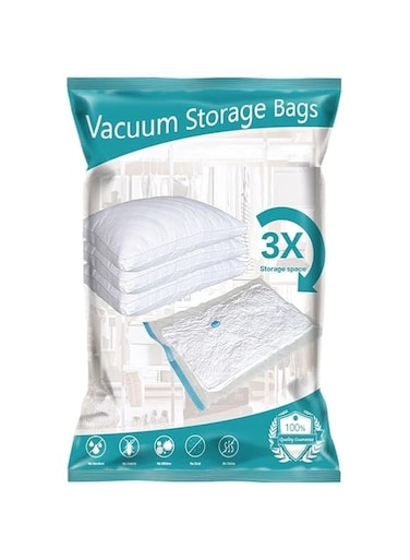 Quench Vacuum Space saver Storage Bags Compression bag to pack small clothes for home or travel (5SMALL)