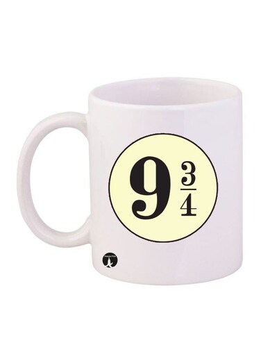 Harry Potter Printed Mug White/Yellow/Black
