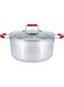 Wilson Stainless Steel Casserole With Red Color Silicon Handle GS-024