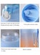 2.3L Water Bottles With Time Marker,Portable Reusable Gradient Water Bottle With Straw,Large Capacity Leakproof Drinking Bottle With Handle,BPA Free