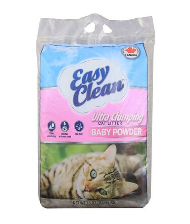 Easy Clean Baby Powder Ultra Clumping Cat Litter 15kg