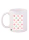 Polka Dot Printed Coffee Mug White/Pink/Green