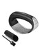 Steel Garlic Press Rocker Set - Premium Garlic Mincer Garlic Crusher - Comfortable Grip (Black)