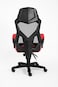 Ignite Gaming Chair &ndash; Red Edition, Breathable Mesh &amp; Fabric, Ergonomic Design, Adjustable Height, PU Casters, 120KG Max Weight