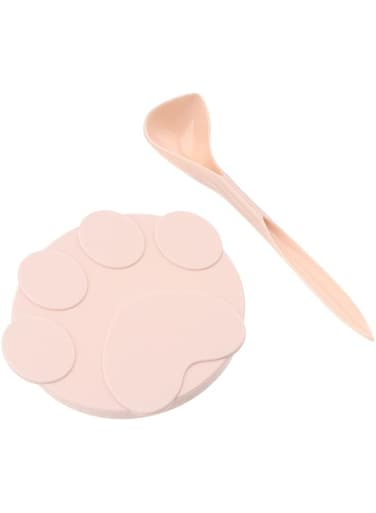 Oasisgalore Pet Cat Canned Lid Can Cover for Pet Dog Food Storage Pet Food Can Lid and Spoon Pet Food Can Lids with Spoon Kitten Spoon Mixing Cat Feeding Scooping The Cat